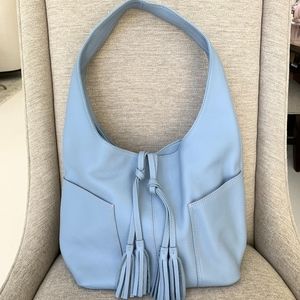 NEW Laggo Havana Leather Bag in Baby Blue!